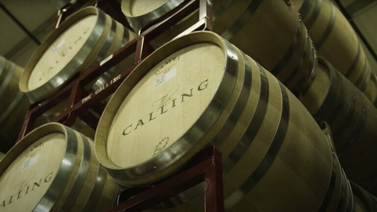Barrels of The Calling wines