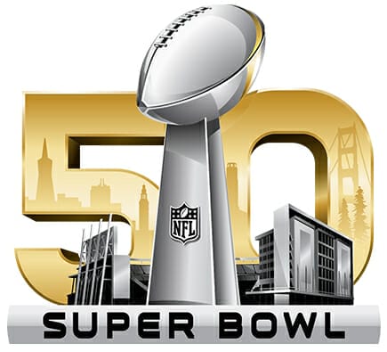 The NFL's Super Bowl 50 Logo